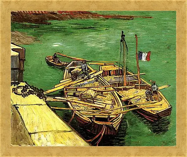 Картина в раме - Quay with Men Unloading Sand Barges. Винсент Ван Гог
Картина в раме - Quay with Men Unloading Sand Barges. Винсент Ван Гог