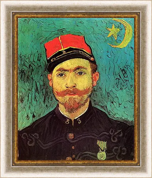 Картина в раме - Portrait of Milliet, Second Lieutenant of the Zouaves. Винсент Ван Гог
Картина в раме - Portrait of Milliet, Second Lieutenant of the Zouaves. Винсент Ван Гог