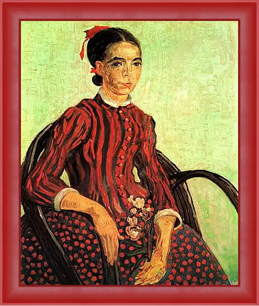 Картина в раме - La Mousme, Sitting. Винсент Ван Гог
Картина в раме - La Mousme, Sitting. Винсент Ван Гог