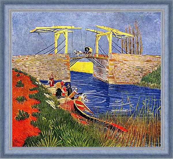 Картина в раме - The Langlois Bridge at Arles with Women Washing. Винсент Ван Гог
Картина в раме - The Langlois Bridge at Arles with Women Washing. Винсент Ван Гог