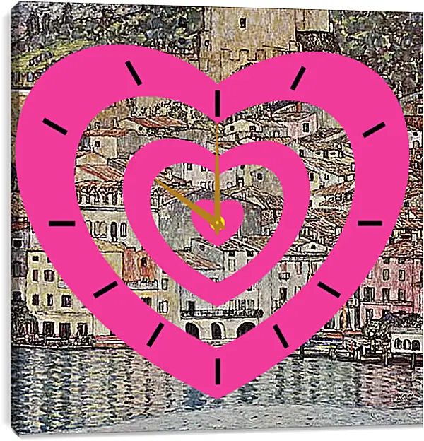 Часы картина - Malcesine am Gardasee. Густав Климт
Часы картина - Malcesine am Gardasee. Густав Климт