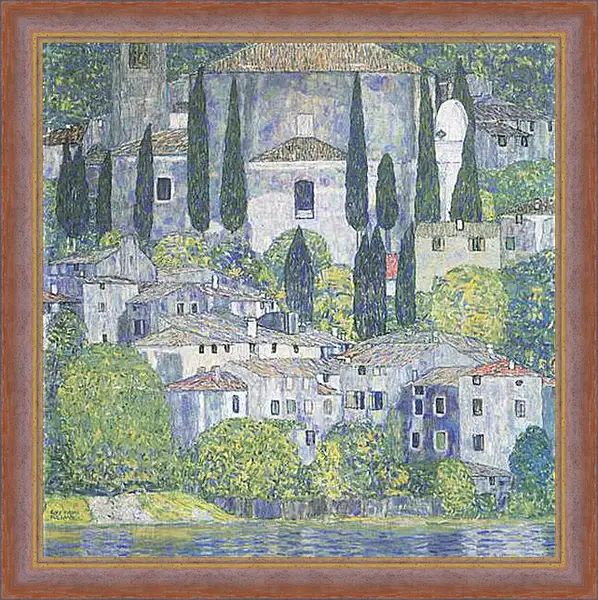 Картина в раме - Kirche in Cassone. Густав Климт
Картина в раме - Kirche in Cassone. Густав Климт