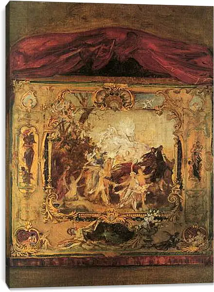 Постер на подрамнике - Entwurf zu einem Theatervorhang. Густав Климт
Постер на подрамнике - Entwurf zu einem Theatervorhang. Густав Климт