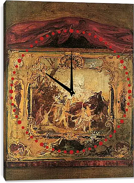 Часы картина - Entwurf zu einem Theatervorhang. Густав Климт
Часы картина - Entwurf zu einem Theatervorhang. Густав Климт