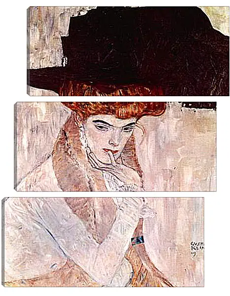 Модульная картина - The Black Hat. Густав Климт
Модульная картина - The Black Hat. Густав Климт
