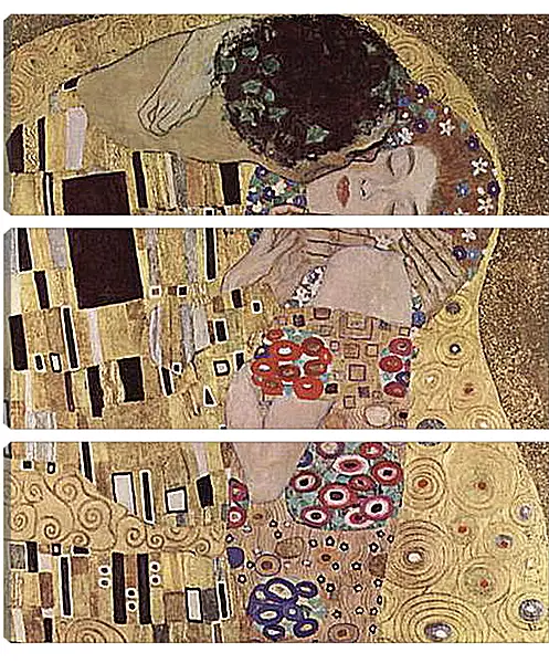 Модульная картина - Der Kuss (Detail). Густав Климт
Модульная картина - Der Kuss (Detail). Густав Климт