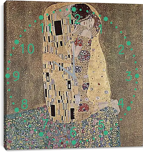 Часы картина - Der Kuss. Густав Климт
Часы картина - Der Kuss. Густав Климт