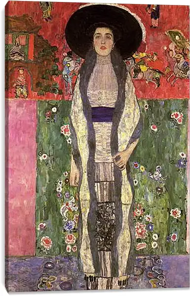 Постер на подрамнике - Портрет Адели Блох-Бауэр II. Bildnis Adele Bloch-Bauer II. Густав Климт Постер на подрамнике - Портрет Адели Блох-Бауэр II. Bildnis Adele Bloch-Bauer II. Густав Климт