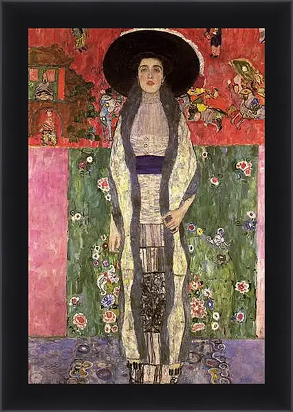 Картина в раме - Портрет Адели Блох-Бауэр II. Bildnis Adele Bloch-Bauer II. Густав Климт Картина в раме - Портрет Адели Блох-Бауэр II. Bildnis Adele Bloch-Bauer II. Густав Климт