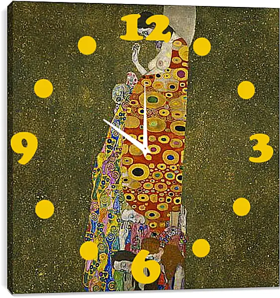 Часы картина - Hope, II. Густав Климт
Часы картина - Hope, II. Густав Климт