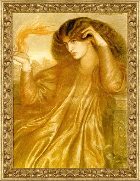 Картина в раме - La Donna della Fiamma. Данте Габриэль Россетти
Картина в раме - La Donna della Fiamma. Данте Габриэль Россетти