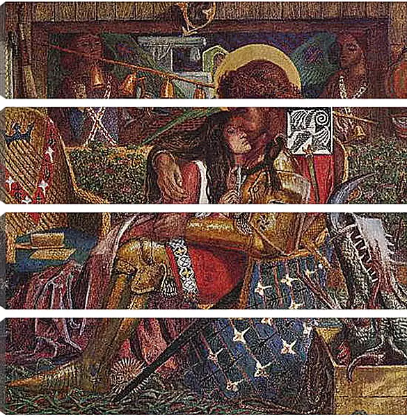 Модульная картина - The wedding of Saint George and Princess Sabra. Данте Габриэль Россетти
Модульная картина - The wedding of Saint George and Princess Sabra. Данте Габриэль Россетти