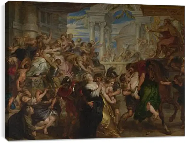 Постер на подрамнике - The Rape of the Sabine Women Постер на подрамнике - The Rape of the Sabine Women