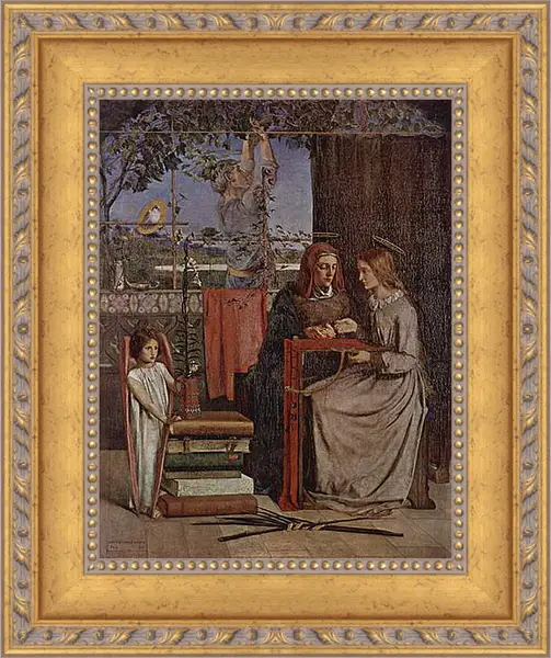 Картина в раме - The Girlhood of Mary Virgin. Данте Габриэль Россетти
Картина в раме - The Girlhood of Mary Virgin. Данте Габриэль Россетти