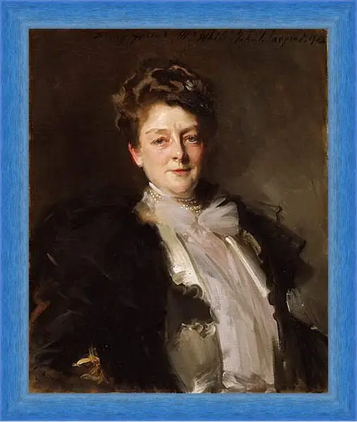 Картина в раме - Portrait of Mrs. J. William White. Джон Сингер Сарджент
Картина в раме - Portrait of Mrs. J. William White. Джон Сингер Сарджент