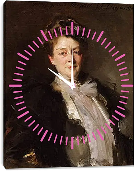 Часы картина - Portrait of Mrs. J. William White. Джон Сингер Сарджент
Часы картина - Portrait of Mrs. J. William White. Джон Сингер Сарджент