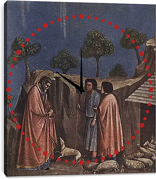 Часы картина - Joaquim at shepherds - Иоаким у пастухов. Джотто ди Бондоне
Часы картина - Joaquim at shepherds - Иоаким у пастухов. Джотто ди Бондоне