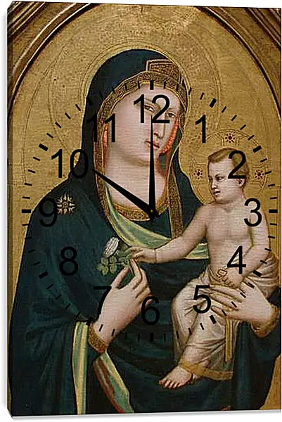 Часы картина - Madonna and Childe - Мадонна и Младенец. Джотто ди Бондоне
Часы картина - Madonna and Childe - Мадонна и Младенец. Джотто ди Бондоне
