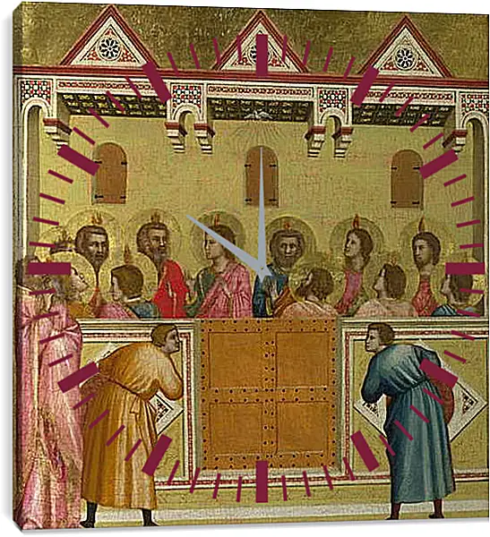Часы картина - Pentecost. Джотто ди Бондоне Часы картина - Pentecost. Джотто ди Бондоне