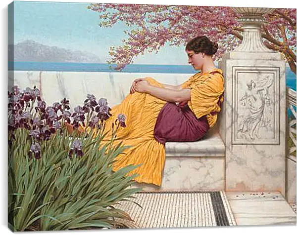 Постер на подрамнике - Under the Blossom that Hangs on the Bough. Джон Уильям Годвард
Постер на подрамнике - Under the Blossom that Hangs on the Bough. Джон Уильям Годвард
