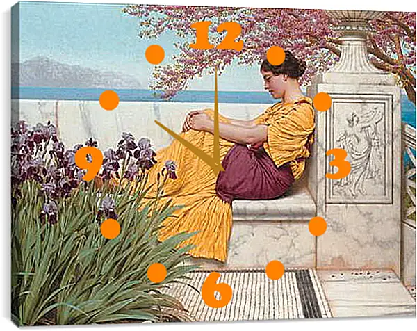Часы картина - Under the Blossom that Hangs on the Bough. Джон Уильям Годвард
Часы картина - Under the Blossom that Hangs on the Bough. Джон Уильям Годвард