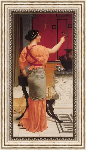 Картина в раме - Lesbia with Her Sparrow. Джон Уильям Годвард
Картина в раме - Lesbia with Her Sparrow. Джон Уильям Годвард