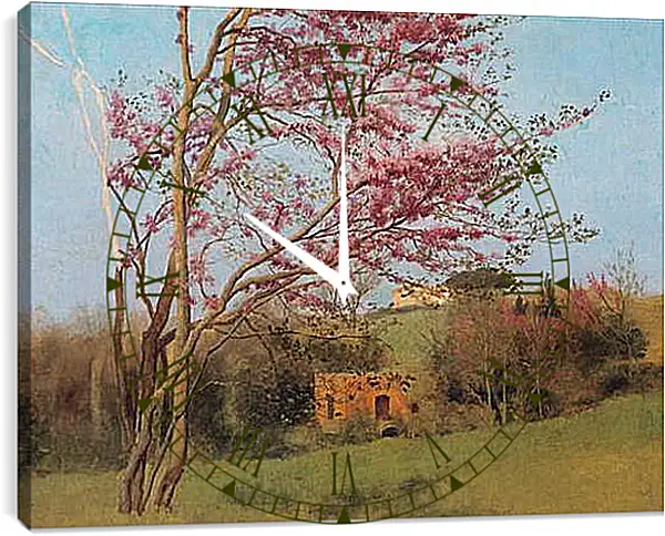 Часы картина - Blossoming Red Almond, study. Джон Уильям Годвард
Часы картина - Blossoming Red Almond, study. Джон Уильям Годвард