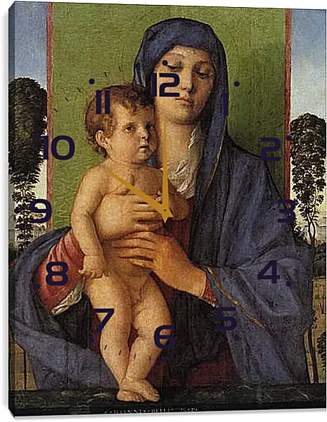 Часы картина - Madonna degli Alberetti. Джованни Беллини
Часы картина - Madonna degli Alberetti. Джованни Беллини