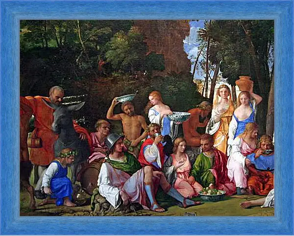 Картина в раме - The Feast of the Gods. Джованни Беллини
Картина в раме - The Feast of the Gods. Джованни Беллини