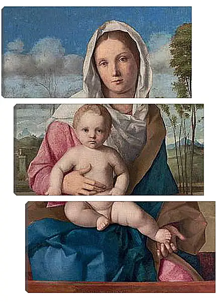 Модульная картина - The Madonna and Child in a landscape. Джованни Беллини
Модульная картина - The Madonna and Child in a landscape. Джованни Беллини