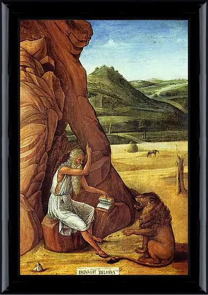 Картина в раме - Hieronymus in der Wuste. Джованни Беллини
Картина в раме - Hieronymus in der Wuste. Джованни Беллини