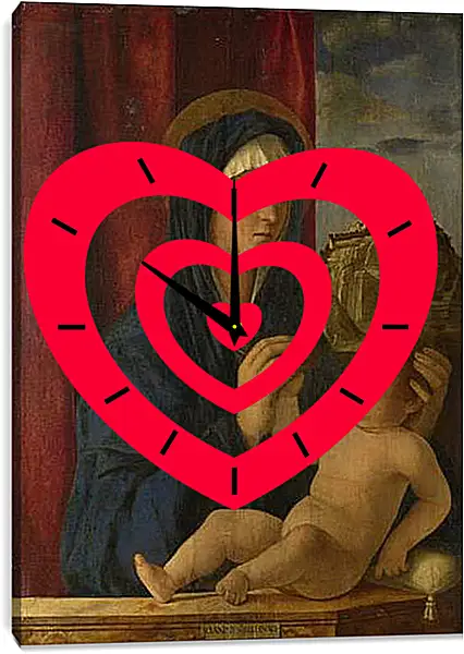 Часы картина - The Virgin and Child. Джованни Беллини
Часы картина - The Virgin and Child. Джованни Беллини