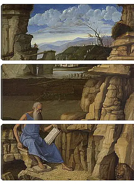 Модульная картина - Saint Jerome reading in a Landscape. Джованни Беллини
Модульная картина - Saint Jerome reading in a Landscape. Джованни Беллини
