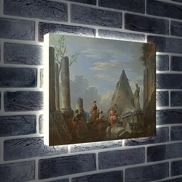 Лайтбокс световая панель - Roman Ruins with Figures. Джованни Паоло Панини
Лайтбокс световая панель - Roman Ruins with Figures. Джованни Паоло Панини