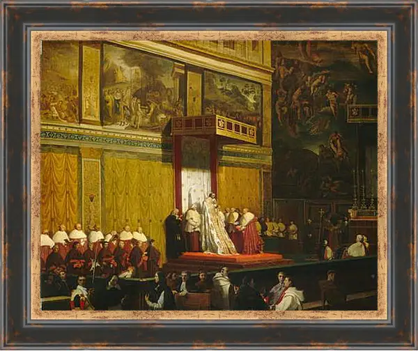 Картина в раме - Папа Пий VII В Сикстинской Капелле. Жан Огюст Доминик Энгр
Картина в раме - Папа Пий VII В Сикстинской Капелле. Жан Огюст Доминик Энгр