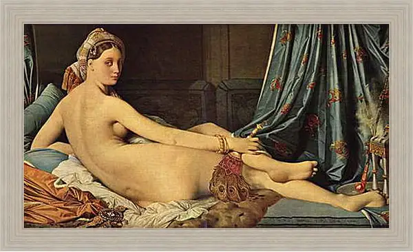 Картина в раме - The Grande Odalisque. Жан Огюст Доминик Энгр
Картина в раме - The Grande Odalisque. Жан Огюст Доминик Энгр