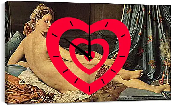 Часы картина - The Grande Odalisque. Жан Огюст Доминик Энгр
Часы картина - The Grande Odalisque. Жан Огюст Доминик Энгр