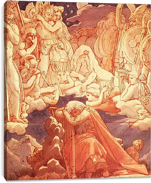 Постер на подрамнике - The Dream of Ossian. Жан Огюст Доминик Энгр
Постер на подрамнике - The Dream of Ossian. Жан Огюст Доминик Энгр