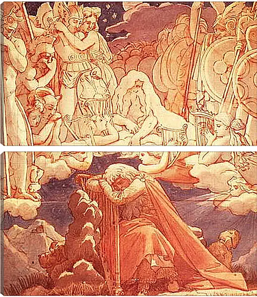 Модульная картина - The Dream of Ossian. Жан Огюст Доминик Энгр
Модульная картина - The Dream of Ossian. Жан Огюст Доминик Энгр
