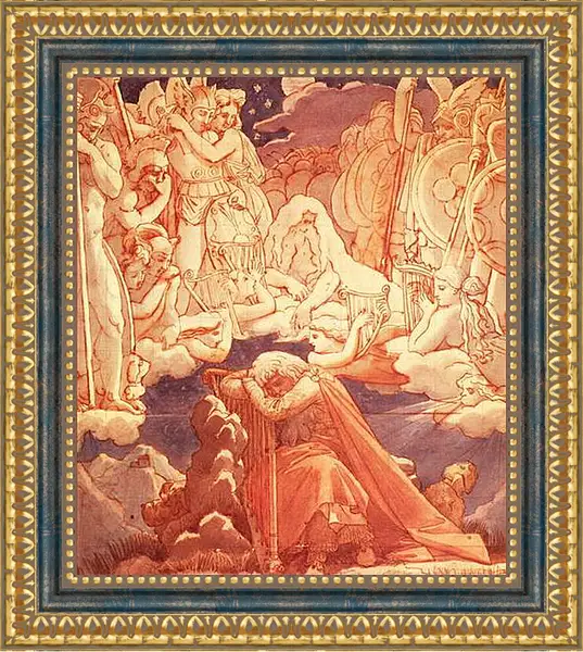 Картина в раме - The Dream of Ossian. Жан Огюст Доминик Энгр
Картина в раме - The Dream of Ossian. Жан Огюст Доминик Энгр