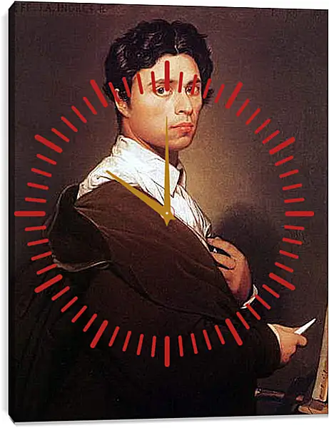 Часы картина - Self-Portrait at Age Twenty Four. Жан Огюст Доминик Энгр
Часы картина - Self-Portrait at Age Twenty Four. Жан Огюст Доминик Энгр