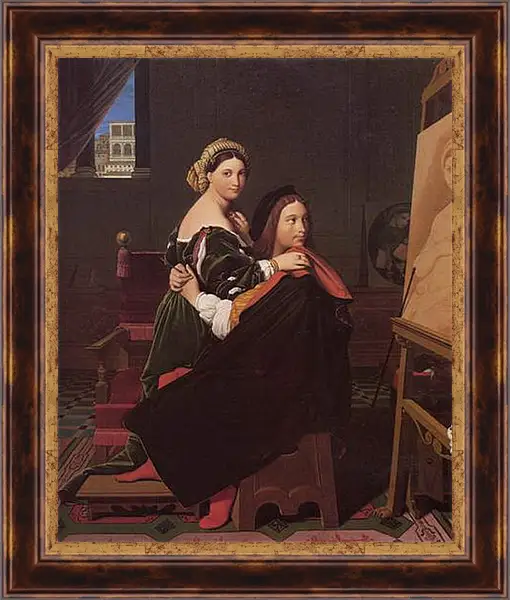 Картина в раме - Raphael and the Fornarina. Жан Огюст Доминик Энгр
Картина в раме - Raphael and the Fornarina. Жан Огюст Доминик Энгр