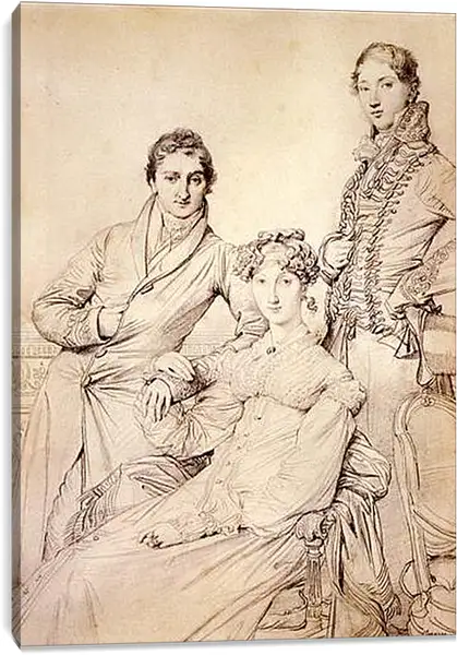 Постер на подрамнике - Portrait of Joseph Woodhead and His Wife. Жан Огюст Доминик Энгр
Постер на подрамнике - Portrait of Joseph Woodhead and His Wife. Жан Огюст Доминик Энгр
