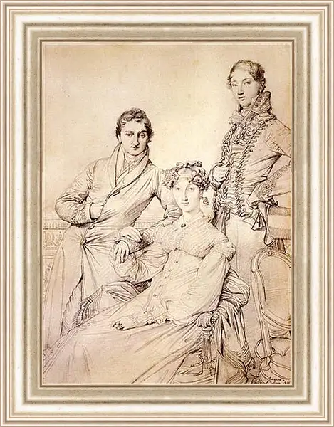 Картина в раме - Portrait of Joseph Woodhead and His Wife. Жан Огюст Доминик Энгр
Картина в раме - Portrait of Joseph Woodhead and His Wife. Жан Огюст Доминик Энгр
