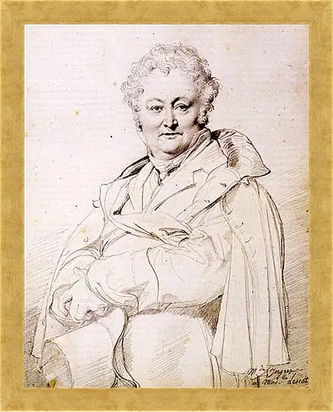 Картина в раме - Portrait of Guillaume Guillon Lethiere. Жан Огюст Доминик Энгр
Картина в раме - Portrait of Guillaume Guillon Lethiere. Жан Огюст Доминик Энгр