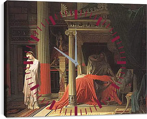 Часы картина - Antiochus and Stratonice. Жан Огюст Доминик Энгр
Часы картина - Antiochus and Stratonice. Жан Огюст Доминик Энгр