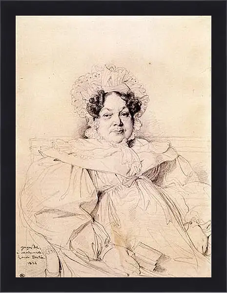 Картина в раме - Madame Louis Francois Bertin, nee Genevieve Aimee Victoire Boutard. Жан Огюст Доминик Энгр
Картина в раме - Madame Louis Francois Bertin, nee Genevieve Aimee Victoire Boutard. Жан Огюст Доминик Энгр