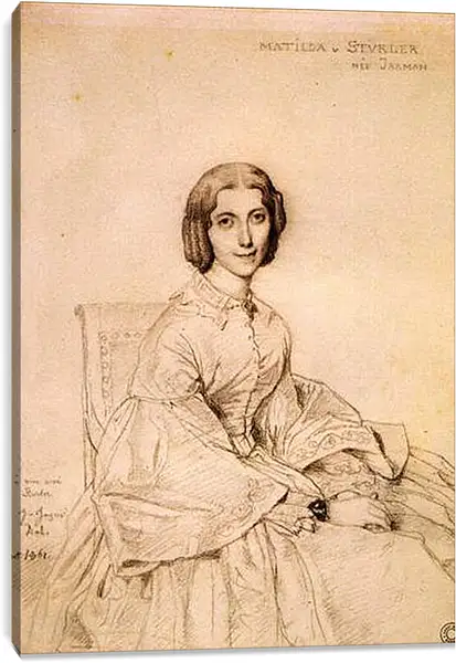 Постер на подрамнике - Madame Franz Adolf von Stuerler, nee Matilda Jarman. Жан Огюст Доминик Энгр
Постер на подрамнике - Madame Franz Adolf von Stuerler, nee Matilda Jarman. Жан Огюст Доминик Энгр