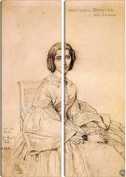 Модульная картина - Madame Franz Adolf von Stuerler, nee Matilda Jarman. Жан Огюст Доминик Энгр
Модульная картина - Madame Franz Adolf von Stuerler, nee Matilda Jarman. Жан Огюст Доминик Энгр