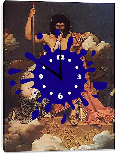 Часы картина - Jupiter and Thetis. Жан Огюст Доминик Энгр
Часы картина - Jupiter and Thetis. Жан Огюст Доминик Энгр